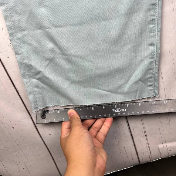 Mavi 27x27 Bodrum‎ High Rise Wide Leg Denim Jeans Pants Green Women New - Picture 9 of 16